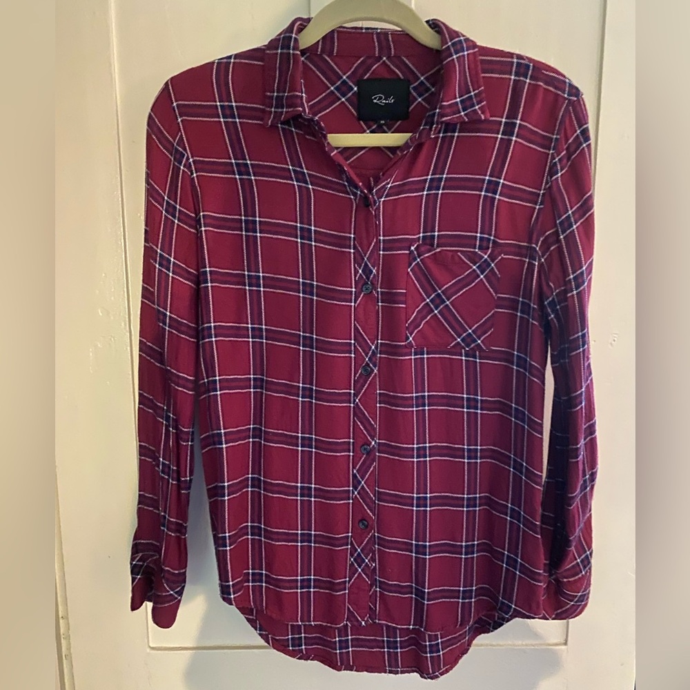 Rails Burgundy Plaid Shirt